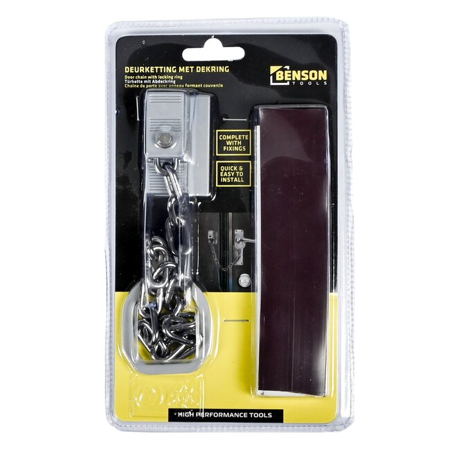 Benson Deurketting met dekring - Verzinkt - 20 cm - Eenvoudige montage