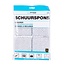 Benson Slijtvaste schuurspons set - grijs - 4 stuks