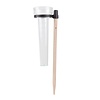 Benson Regenmeter op Stokhouder - Transparant - 24 cm - Kunststof Benson Regenmeter op Stokhouder - Transparant - 24 cm - Kunststof