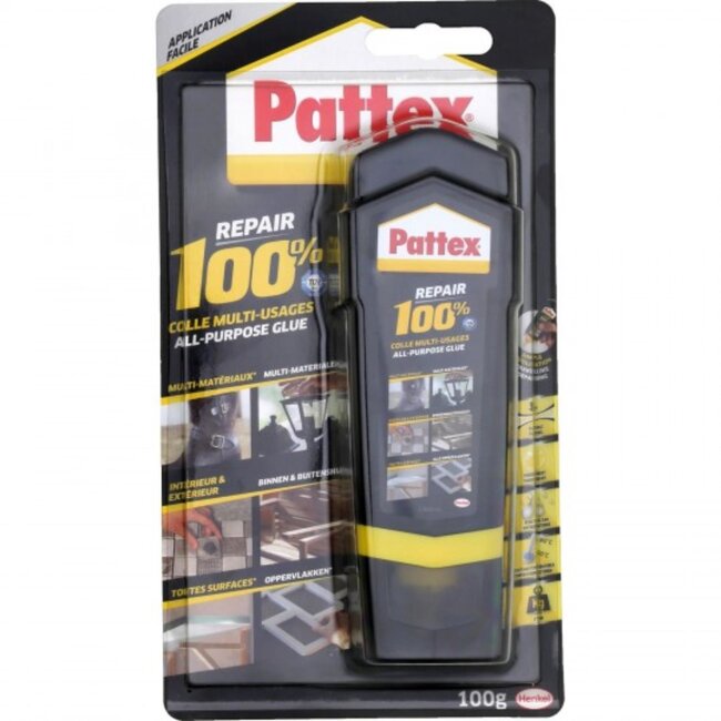 Pattex Extra sterke alleslijm - Hecht op vochtige oppervlakken - 100 gram