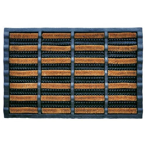 Benson Deurmat Rubberen Deurmat met Kokos Borstels - 40 x 60 cm Benson Deurmat Rubberen Deurmat met Kokos Borstels - 40 x 60 cm