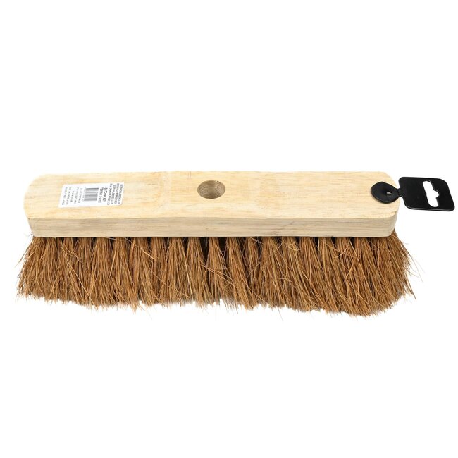 Benson Zaalbezem - Hout met kokos borstels - 30 cm - Bezemsteel niet inbegrepen
