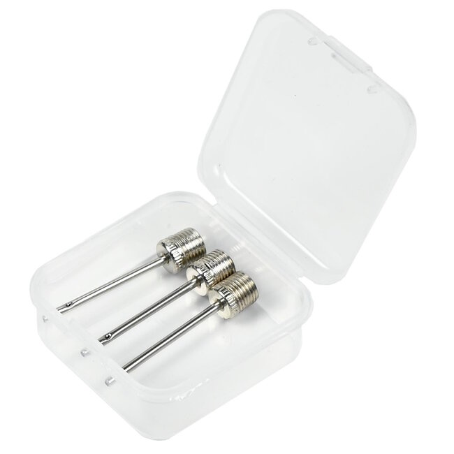 Benson Multifunctionele nippelset voor ballenpomp - 3 stuks - universeel - sportballen