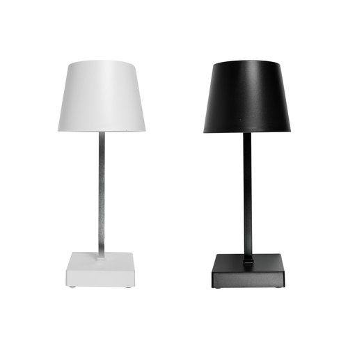 Benson Tafellamp - LED - Dimbaar - Zwart/ Wit/Grijs - Kleurenmix Benson Tafellamp - LED - Dimbaar - Zwart/ Wit/Grijs - Kleurenmix