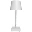 Benson Moderne LED tafellamp - dimbaar - touch bediening - zwart/wit/grijs - energiezuinig - 26 cm