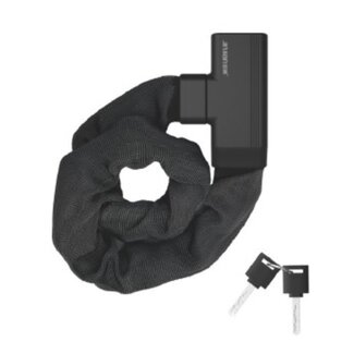 Benson Kettingslot - Zwart - 6 mm dik - 1000 mm lang - Inclusief 2 veiligheidssleutels