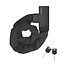 Benson Kettingslot - Zwart - 6 mm dik - 1000 mm lang - Inclusief 2 veiligheidssleutels