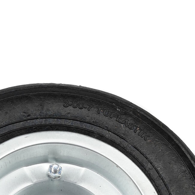 Benson Kruiwagenwiel - Semi-solid band - Ø 335 x 75mm - Asgat 20mm - Stevig en betrouwbaar