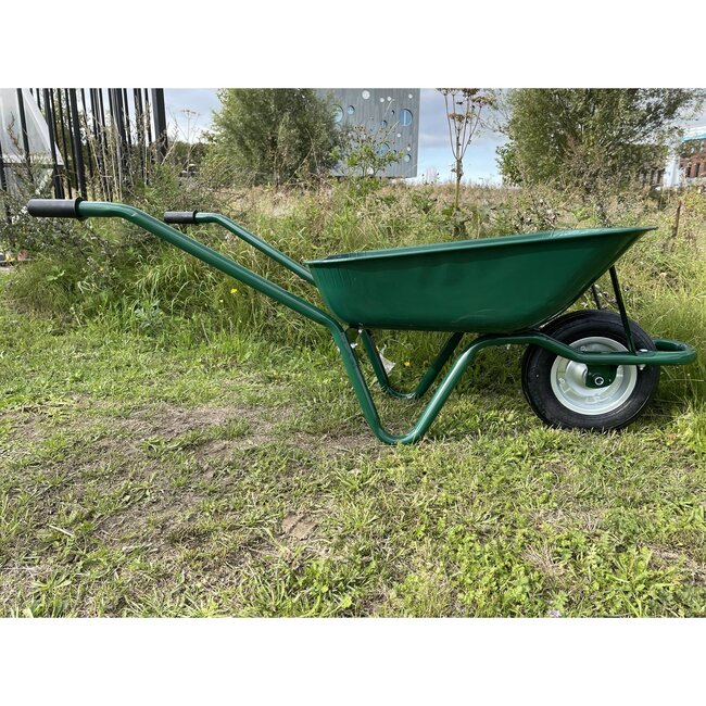 Benson Kruiwagen - 60 liter - Metaal - Groen