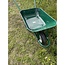 Benson Demonteerbare kruiwagen - metaal - 60 liter - groen - semi-massief wiel