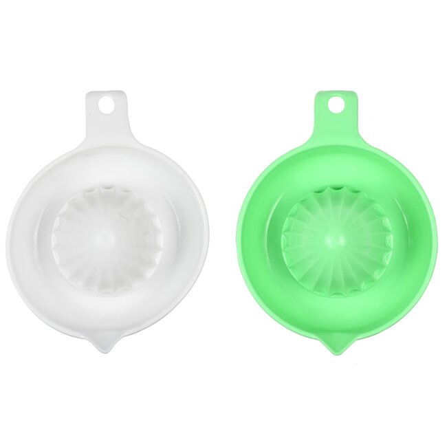 Benson Compacte citruspers - met opvangbak en schenkmond - 14 x 18 x 7 cm - mix