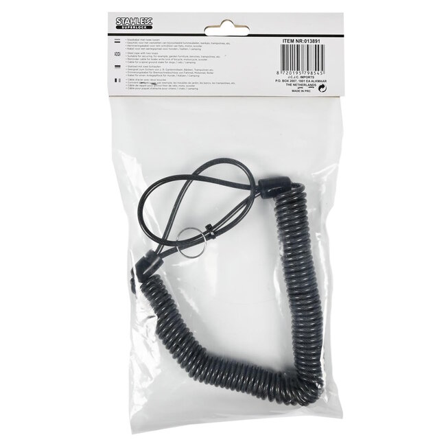 Benson Geïsoleerde staalkabel - 4 mm x 5 meter - Duurzaam en veelzijdig