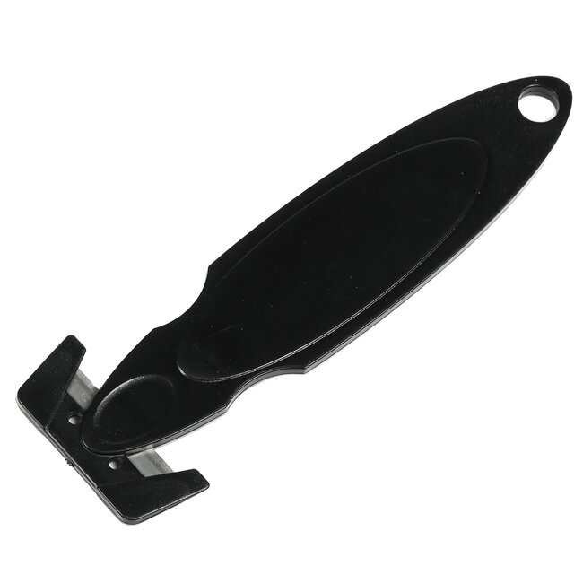 Benson Veiligheidsmes - RVS - Voorkomt snijwonden - 12.9 cm - Zwart