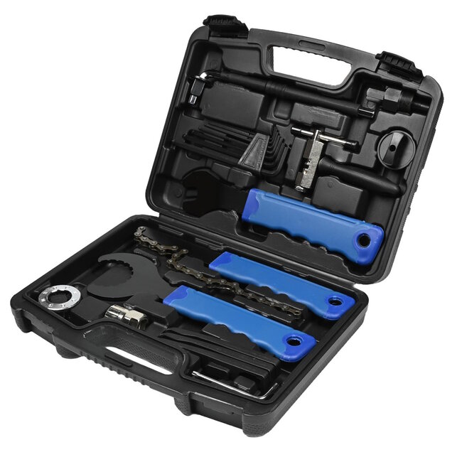 Benson Complete fiets gereedschapset - 21 delig - met opbergkoffer - ideaal voor reparatie en onderhoud