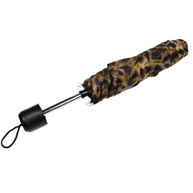 Benson Compacte mini-paraplu - luipaardprint - Ø 90 cm - stijlvol en praktisch