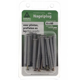 Benson Slagplug - Beton, Steen en Hout - Ø 6 x 60 mm - Voor Zware Objecten