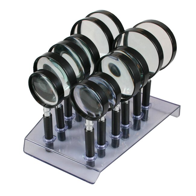 Benson Loupe in Display - 12 Stuks - Lens Ø 50 mm