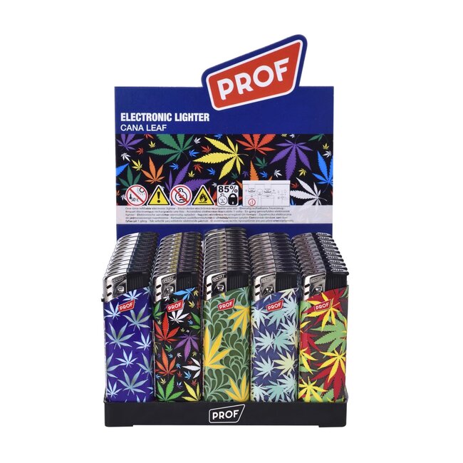 Prof Wegwerpaansteker - Cana Leaf design - Vaste vlamhoogte - 50 stuks