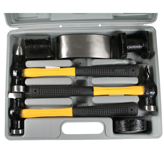 Benson Uitdeukset - Glasvezel Handvatten - Inclusief Opbergkoffer - 8-delig