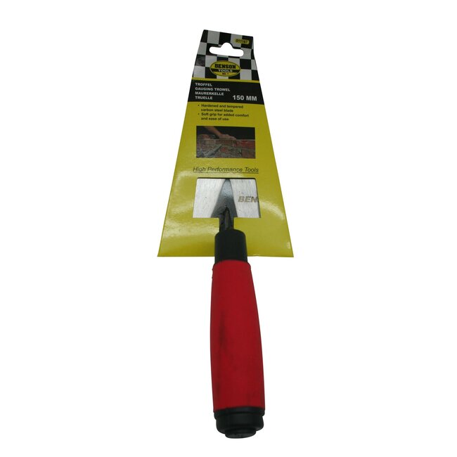 Benson Troffel - Gehard Staal - Soft Grip - 150 mm - Rood