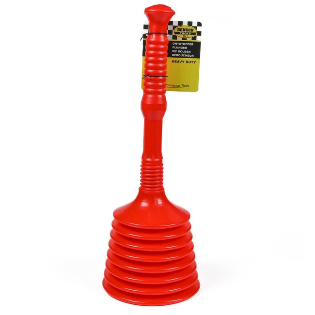 Benson Heavy-duty ontstopper - Ø 160 mm - krachtige zuigkracht - rood