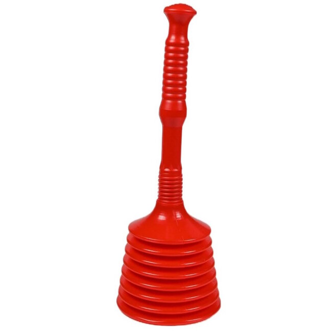 Benson Heavy-duty ontstopper - Ø 160 mm - krachtige zuigkracht - rood