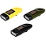 Hofftech Compacte zaklamp met karabijnhaak - solar en dynamo - 3 LED - 124x45x32 mm