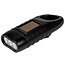 Hofftech Compacte zaklamp met karabijnhaak - solar en dynamo - 3 LED - 124x45x32 mm