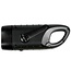 Hofftech Compacte zaklamp met karabijnhaak - solar en dynamo - 3 LED - 124x45x32 mm