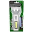 Hofftech Oplaadbare zaklamp - LED en COB - 1 watt - grijs - met USB-kabel