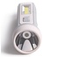 Hofftech Oplaadbare zaklamp - LED en COB - 1 watt - grijs - met USB-kabel