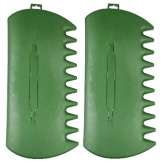 Benson Bladscheppen - Duurzaam Kunststof - 34 x 26 cm - Groen - Set van 2
