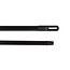 Benson Stalen steel met schroefdraad - 120 cm - zwart - stevig en betrouwbaar