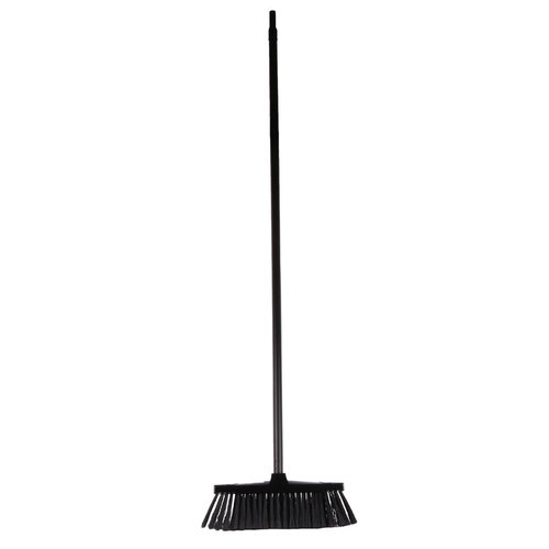 Benson Zachte Bezem met 130 cm Steel - Zwart Benson Zachte Bezem met 130 cm Steel - Zwart