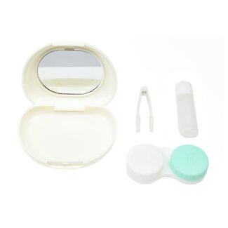 Benson Complete contactlenshouder met spiegel en accessoires - compact en handig voor onderweg