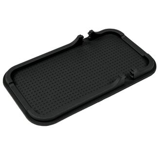 Benson Anti-slip mat en telefoonhouder - 84 x 161 mm - zwart - 2-in-1 ontwerp