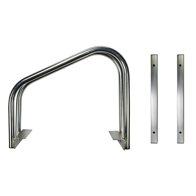 Benson Fietsenrek voor 2 fietsen - Vloer- en muurbevestiging - Ruimtebesparend - Gegalvaniseerd - 395 x 320 x 270 mm