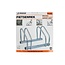 Benson Fietsenrek voor 2 fietsen - Vloer- en muurbevestiging - Ruimtebesparend - Gegalvaniseerd - 395 x 320 x 270 mm