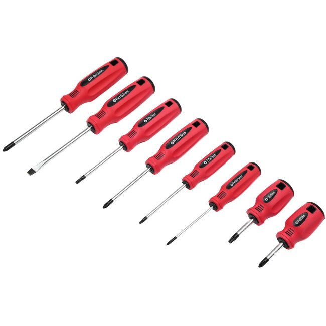 Benson Schroevendraaier Set - Profi - Ergonomisch - 8 Delig - Diverse Maten - Duurzaam