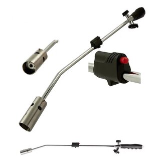 Benson Onkruidbrander - Regelbare vlam - Piëzo-ontsteking - 80 cm - Aluminium