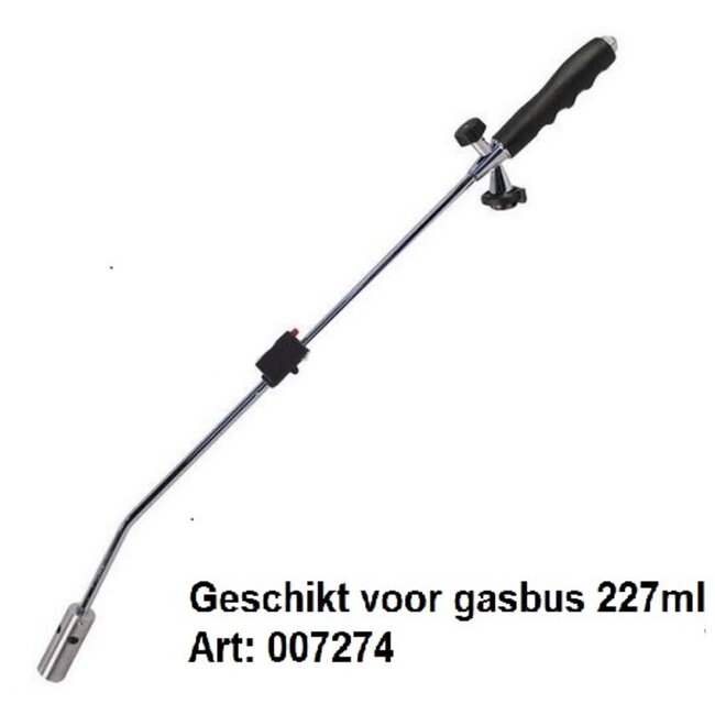 Benson Onkruidbrander - Regelbare vlam - Piëzo-ontsteking - 80 cm - Aluminium