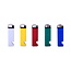 Prof Wegwerpaansteker met flessenopener - 50 stuks - Regelbare vlam - Diverse kleuren - 8 x 2.4 x 0.8 cm