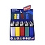 Prof Wegwerpaansteker met flessenopener - 50 stuks - Regelbare vlam - Diverse kleuren - 8 x 2.4 x 0.8 cm