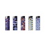 Prof Wegwerpaansteker - Sardines-patroon - 50 stuks - Vaste vlamhoogte - 8 x 2.4 x 1.2 cm