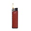 Prof Compacte wegwerpaanstekers - Shiny Red - vaste vlamhoogte - 50 stuks