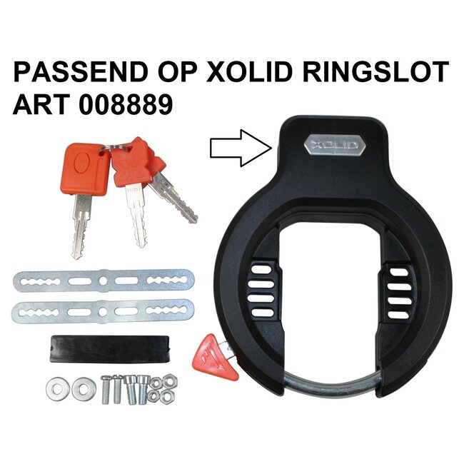 Benson Robuuste insteekkabel - 10 mm diameter - 1400 mm lengte - mat zwart - veiligheidscategorie B