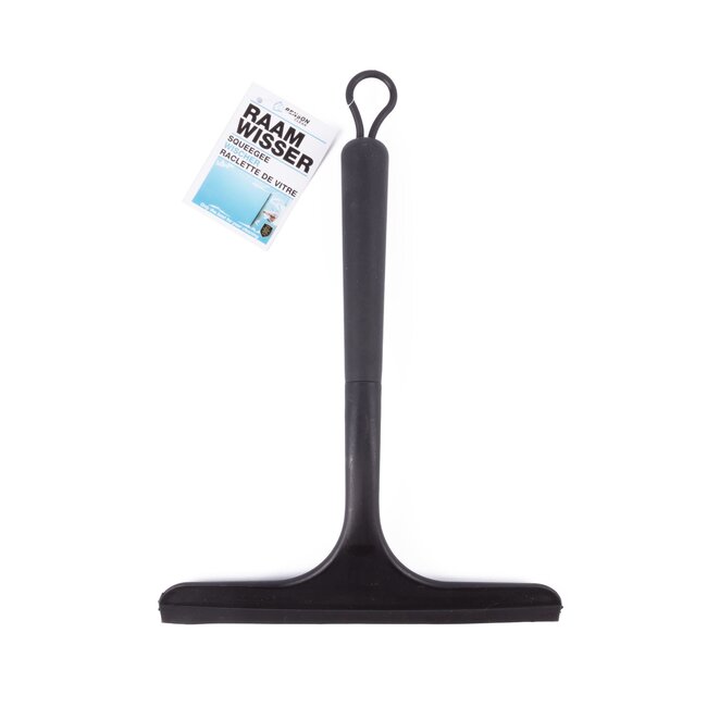 Benson Luxe badkamerwisser - stijlvol design - zwart - 28 x 20 cm - kunststof