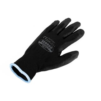 Benson Werkhandschoenen - PU Flex Nylon - Extra Grip - Maat 9 - Zwart