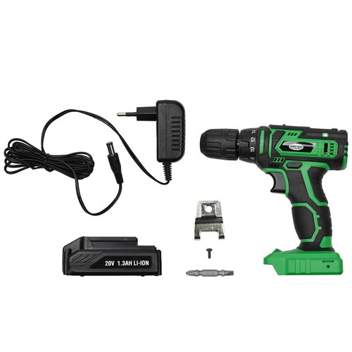 Hofftech Accu Boormachine 2-speed - Inclusief 20V Li-ion Accu - 1.3 ah Hofftech Accu Boormachine 2-speed - Inclusief 20V Li-ion Accu - 1.3 ah