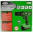 Hofftech Accu boormachine - LED-lamp - batterij-indicator - 20V - 1.3 Ah